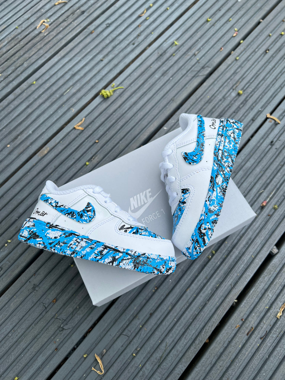 Blue Splatter Custom