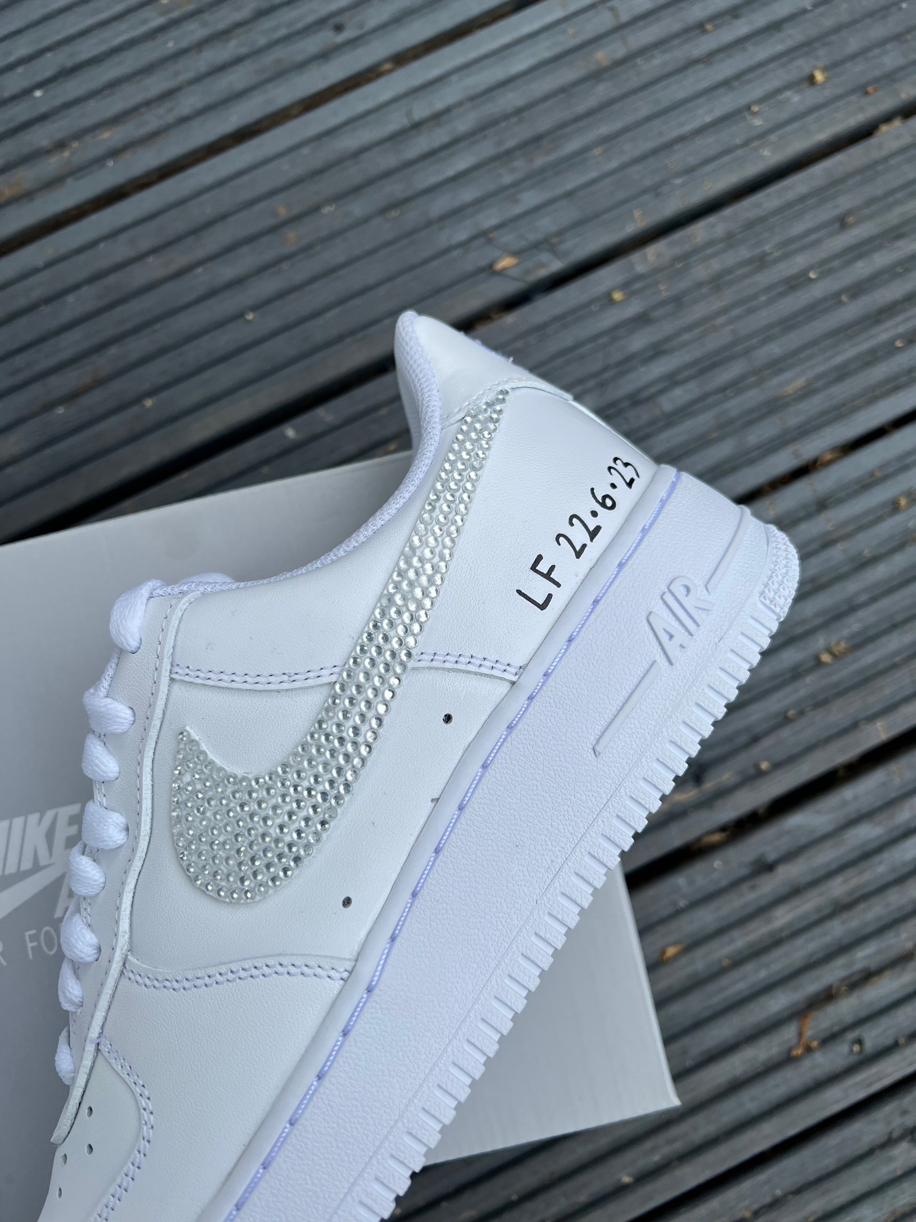 custom diamond air force 1